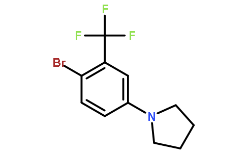 1-(4-溴-3-三氟甲基苯基)吡咯烷