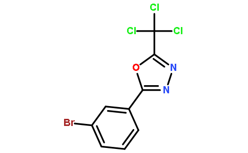 2-(3-溴苯基)-5-三氯甲基-1,3,4-噁二唑