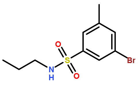 N-丙基-3-溴-5-甲基苯磺酰胺