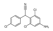 2-(4-amino-2,6-dichlorophenyl)-2-(4-chlorophenyl)acetonitrile