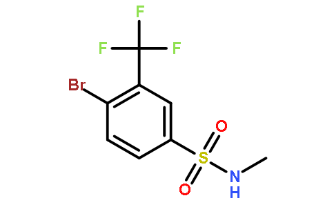 N-甲基-4-溴-3-三氟甲基苯磺酰胺