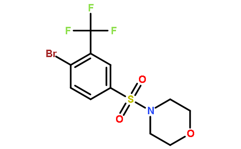 4-(4-溴-3-(三氟甲基)苯基磺酰基)吗啉