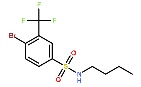 4-溴-N-丁基-3-(三氟甲基)苯磺酰胺