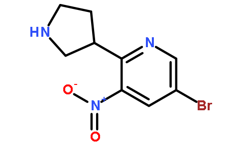 4-(5-溴-3-硝基吡啶-2-基)吡咯烷