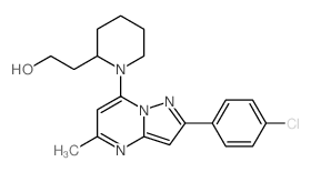 2-[1-[2-(4-chlorophenyl)-5-methylpyrazolo[1,5-a]pyrimidin-7-yl]piperidin-2-yl]ethanol