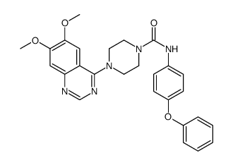 4-(6,7-dimethoxyquinazolin-4-yl)-N-(4-phenoxyphenyl)piperazine-1-carboxamide