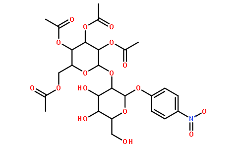 4-硝基苯基-2-O-(2,3,4,6-四-乙酰基-β-D-吡喃葡萄糖苷)-β-D-吡喃葡萄糖苷