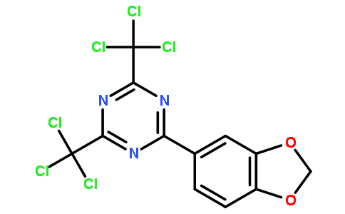 2-(3,4-亚甲二氧苯基)-4,6-双(三氯甲基)-1,3,5-三嗪