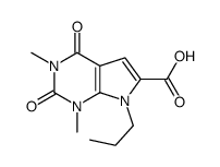 1,3-dimethyl-2,4-dioxo-7-propylpyrrolo[2,3-d]pyrimidine-6-carboxylic acid