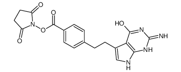 (2,5-dioxopyrrolidin-1-yl) 4-[2-(2-amino-4-oxo-1,7-dihydropyrrolo[2,3-d]pyrimidin-5-yl)ethyl]benzoate