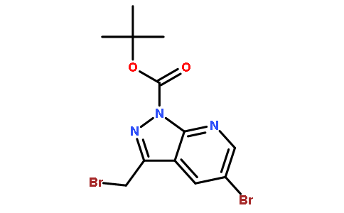 1-Boc-5-溴-3-(溴甲基)-1H-吡唑并3,4-b吡啶