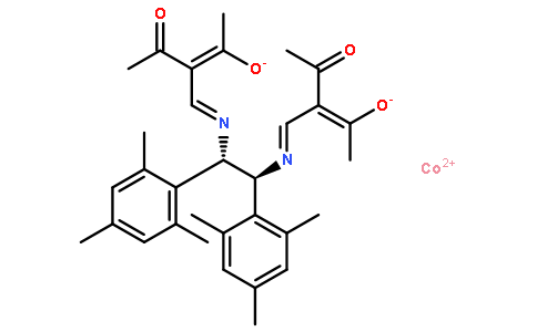 (1S,2S)-N,N'-双(2-乙酰-3-氧代-2-亚丁烯基)-1,2-二均三甲苯基乙二胺合钴(II)