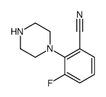 3-Fluoro-2-(piperazin-1-yl)benzonitrile