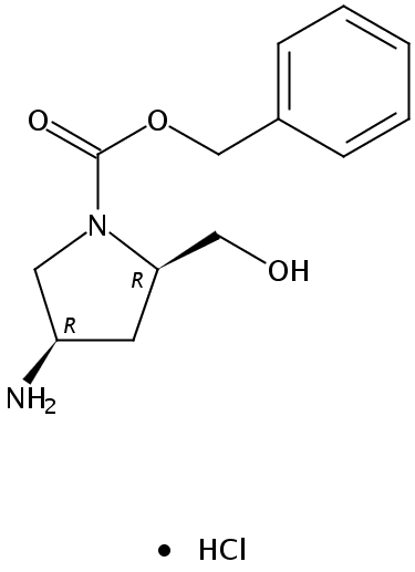 (2R,4R)-Benzyl 4-amino-2-(hydroxymethyl)pyrrolidine-1-carboxylate hydrochloride