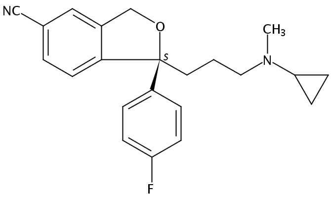 (S)-1-(3-((Cyclopropylmethyl)amino)propyl)-1-(4-fluorophenyl)-1,3-dihydroisobenzofuran-5-carbonitrile