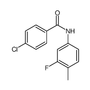 4-Chloro-N-(3-fluoro-4-methylphenyl)benzamide