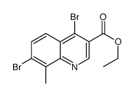ethyl 4,7-dibromo-8-methylquinoline-3-carboxylate