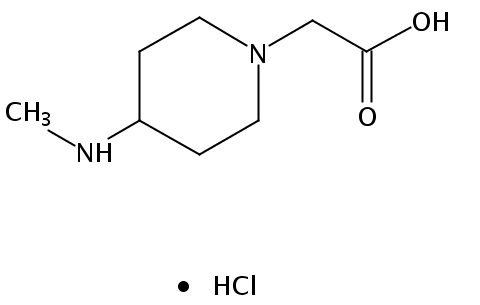 2-(4-(Methylamino)piperidin-1-yl)acetic acid hydrochloride