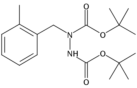 Di-tert-butyl 1-(2-methylbenzyl)hydrazine-1,2-dicarboxylate