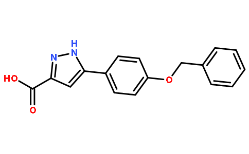 5-(4-苄氧基苯基)-1H-吡唑-3-羧酸