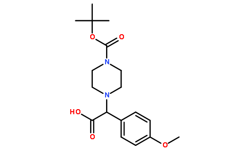 2-(4-Boc-哌嗪)-2-(4-甲氧苯基)乙酸