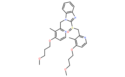 2-{[4-(3-甲氧基丙氧基)-3-甲基吡啶-2-基]甲亚磺酰基}-1-[4-(3-甲氧基丙氧基)-3-甲基吡啶-2-基]甲基苯并咪唑