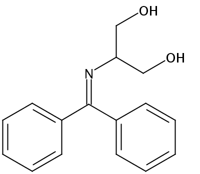 2-((diphenylmethylene)amino)propane-1,3-diol