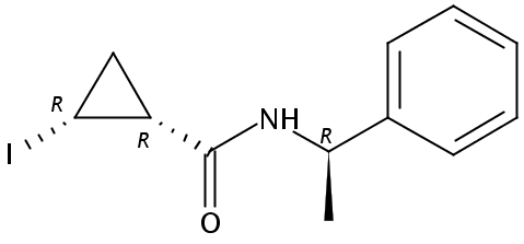 (1R,2R)-2-iodo-N-((R)-1-phenylethyl)cyclopropanecarboxamide