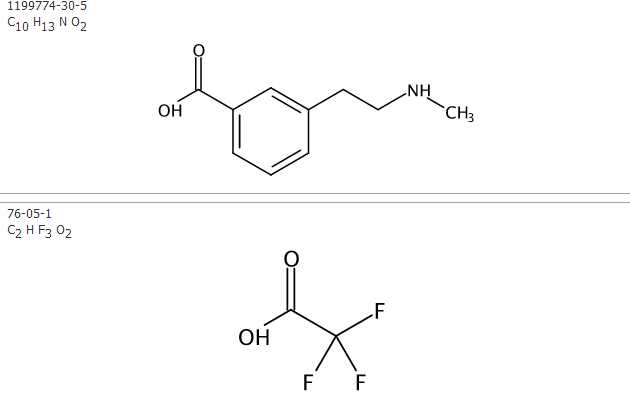 2,2,2-trifluoroacetic acid compound with 3-(2-(methylamino)ethyl)benzoic acid