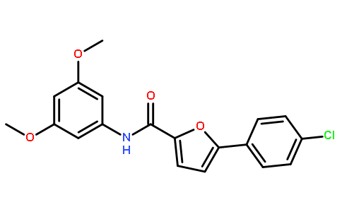 5-(4-氯苯基)-N-(3,5-二甲氧基苯基)-2-呋喃甲酰胺