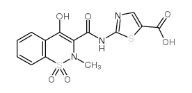 2-[(4-hydroxy-2-methyl-1,1-dioxo-1λ6,2-benzothiazine-3-carbonyl)amino]-1,3-thiazole-5-carboxylic acid