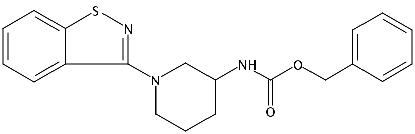 Benzyl (1-(benzo[d]isothiazol-3-yl)piperidin-3-yl)carbamate