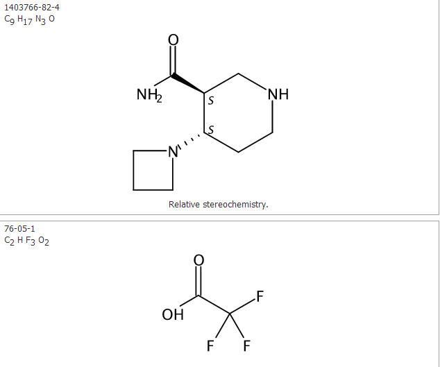 trans-4-(azetidin-1-yl)piperidine-3-carboxamide