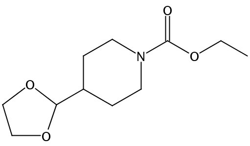 Ethyl 4-(1,3-dioxolan-2-yl)piperidine-1-carboxylate