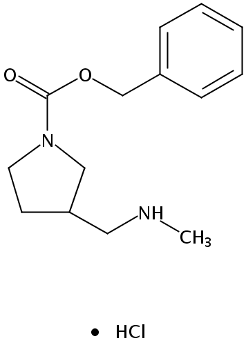 Benzyl 3-((methylamino)methyl)pyrrolidine-1-carboxylate hydrochloride