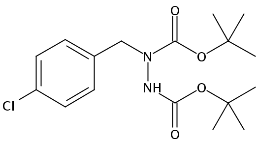 Di-tert-butyl 1-(4-chlorobenzyl)hydrazine-1,2-dicarboxylate