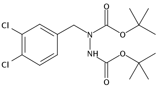 Di-tert-butyl 1-(3,4-dichlorobenzyl)hydrazine-1,2-dicarboxylate