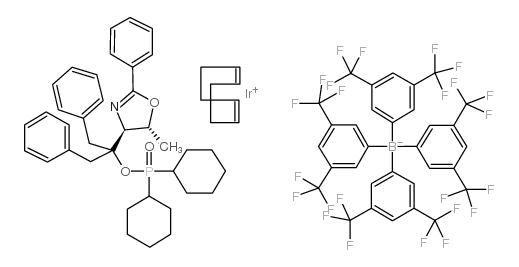 ((4R,5R)-(+)-O-[1-Benzyl-1-(5-methyl-2-phenyl-4,5-dihydrooxazol-4-yl)-2-phenylethyl] (dicyclohexylphosphinite)(1,5-COD)iridium(I