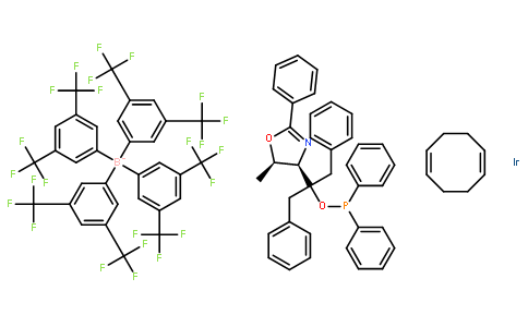 ((4R,5R)-(+)-O-[1-Benzyl-1-(5-methyl-2-phenyl-4,5-dihydrooxazol-4-yl)-2-phenylethyl] (diphenylphosphinite)(1,5-COD)iridium(I) te
