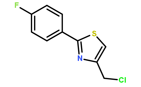 噻唑,  4-(氯甲基)-2-(4-氟苯基)-