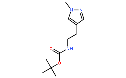 2-(1-甲基-1H-吡唑-4-基)乙基氨基甲酸叔丁酯