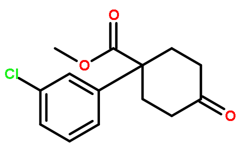 1-(3-氯苯基)-4-氧代环己烷羧酸甲酯