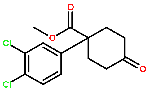 1-(3,4-二氯苯基)-4-氧代环己烷羧酸甲酯