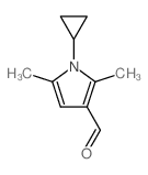 1-环丙基-2,5-二甲基-(9ci)-1H-吡咯-3-羧醛