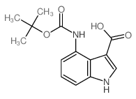 4-[(tert-Butoxycarbonyl)amino]-1H-indole-3-carboxylic acid