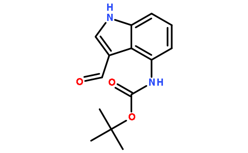 叔丁基 3-甲酰基-1H-吲哚-4-基氨基甲酸酯