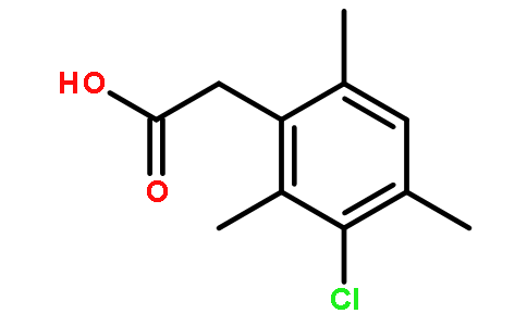 2,4,6-三甲基-3-氯苯乙酸