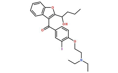 2-(1-羟基丁基)-3-苯并呋喃基-[4-(2-二乙氨基乙氧基)-3-碘苯基]甲酮