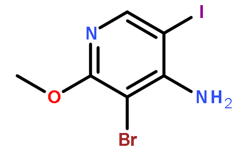 2-硝基-3-溴-4-氨基-5-碘吡啶