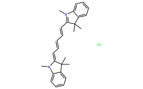 2-[5-(1,3-二氢-1,3,3-三甲基-2H-吲哚-2-亚基)-1,3-戊二烯-1-基]-1,3,3-三甲基-3H-吲哚鎓氯化物